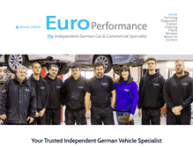 Tablet Screenshot of euro-performance.co.uk